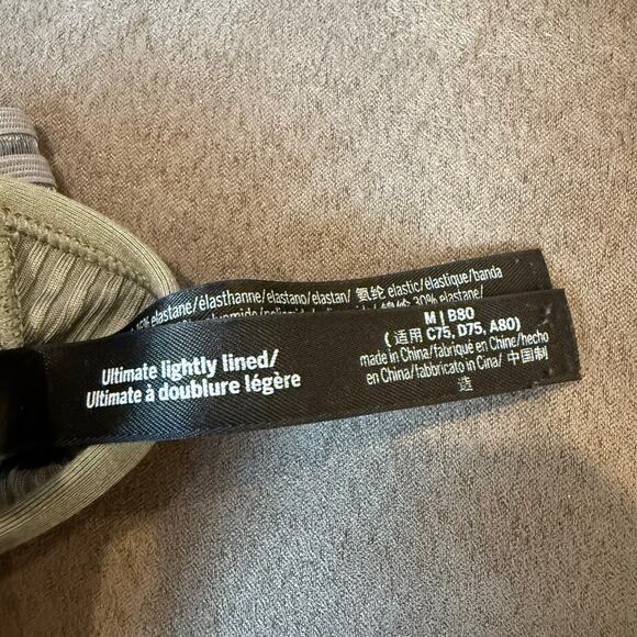 Pink Sport Victoria's Secret Ultimate Lightly Lined Sports Bra Bralette Green M - Picture 5 of 7